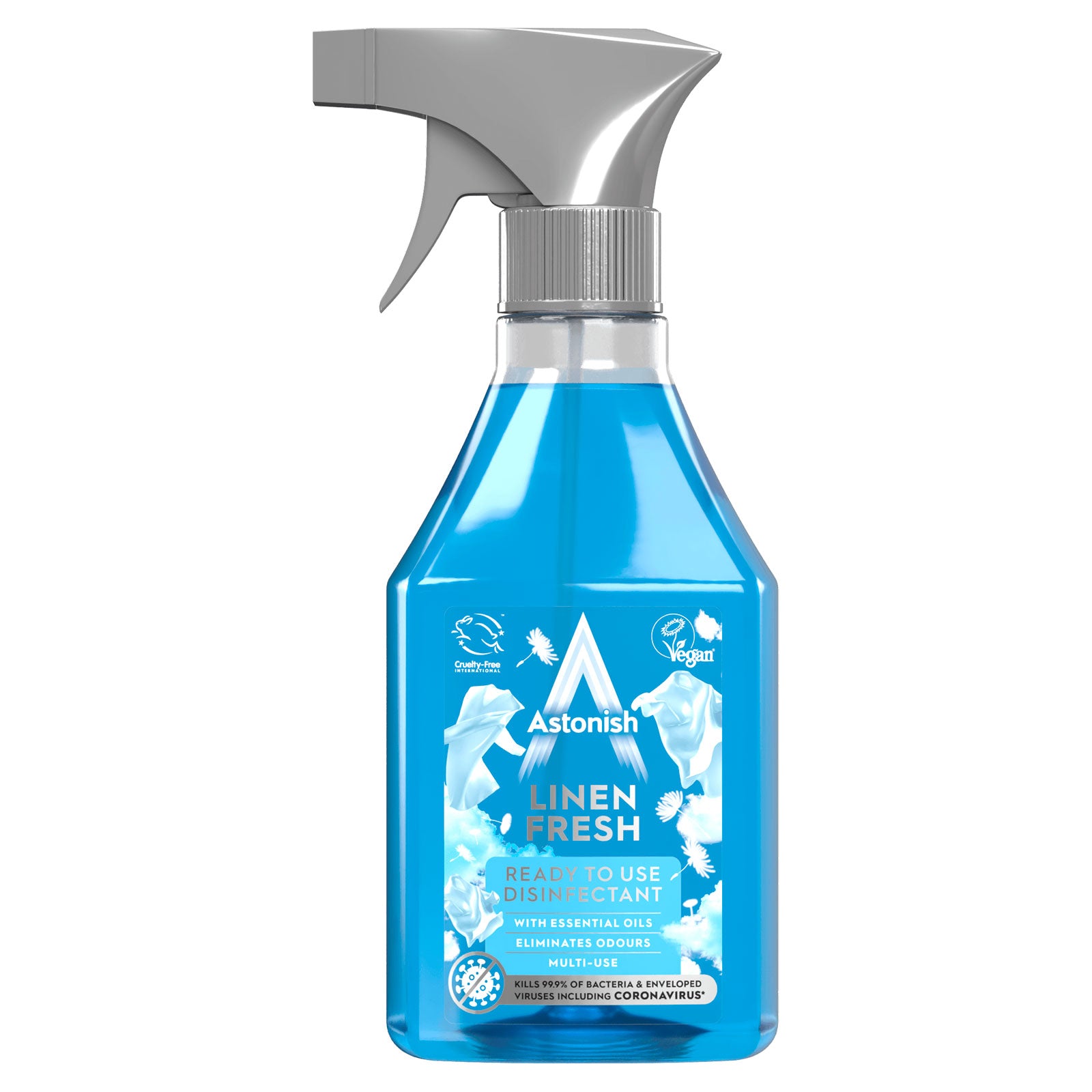 Astonish Linen Fresh Ready to Use Disinfectant 550ml | Affordable & Durable - Product Image Astonish Linen Fresh Ready to Use Disinfectant 550ml | Affordable & Durable - Product Image